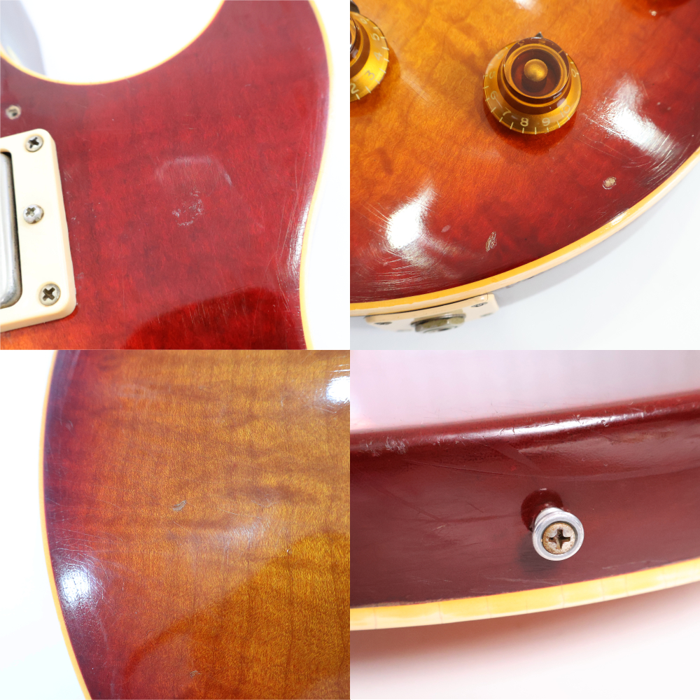 【中古】 エレキギター Gibson Les Paul Re-issue Cherry Sunburst 1989年製 Pre-Historic 基盤ピックアップ搭載 Re-issue of the 1959 model ’59 Reissue ギブソン 59リイシュー プレヒストリック 詳細画像