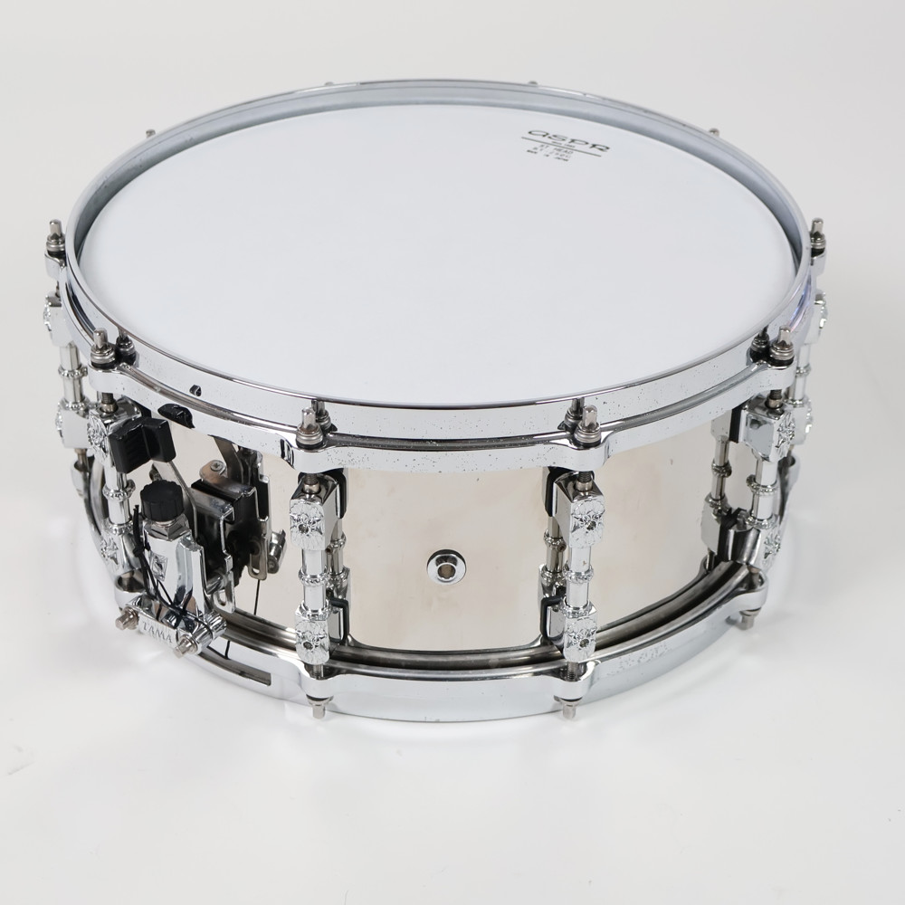 【中古】YOSHIKIモデル スネアドラム タマ TAMA XY146 YOSHIKI -X JAPAN- シグネチャー スネアドラム 側面