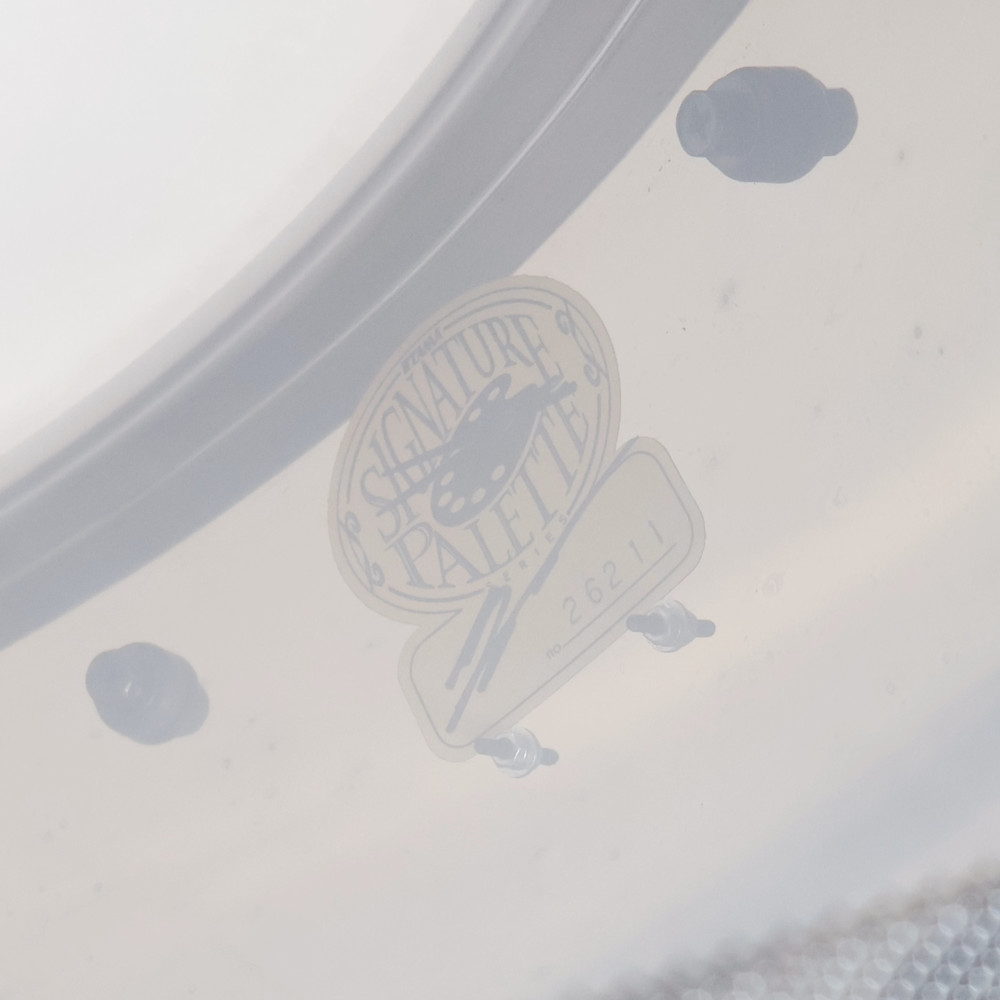 【中古】YOSHIKIモデル スネアドラム タマ TAMA XY146 YOSHIKI -X JAPAN- シグネチャー スネアドラム 内部サイン