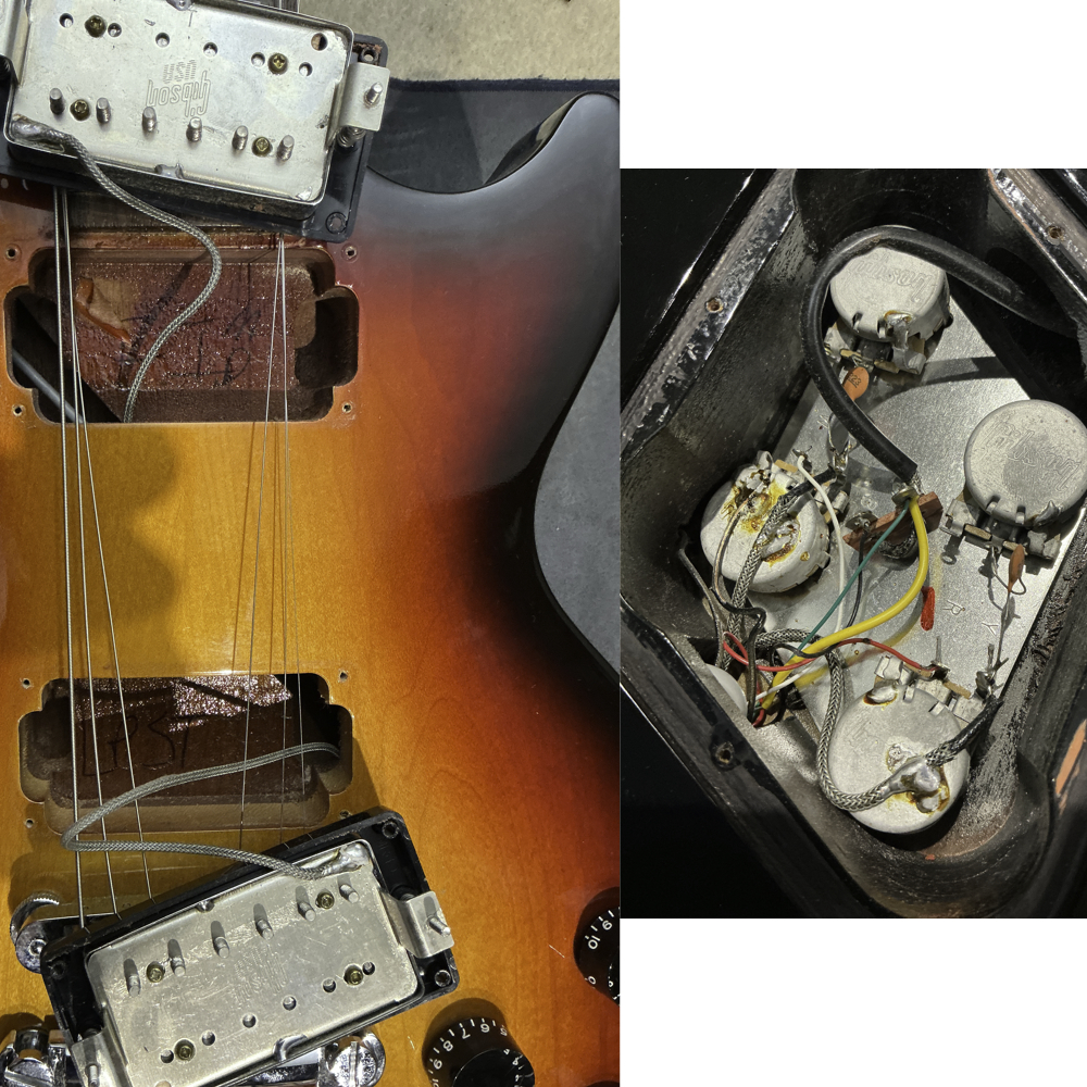 【中古】 エレキギター Gibson Les Paul Studio FireBurst 2003年製 ギブソン レスポールスタジオ ファイアーバースト ハードケース難あり キャビティー