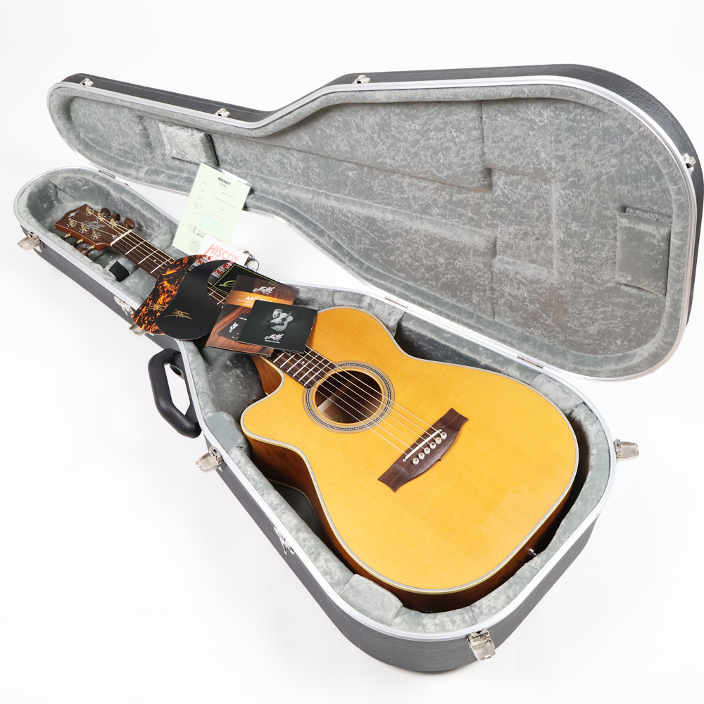【中古】 アコースティックギター 左用 Maton Custom Shop Series TE Personal Cutaway Left Handed メイトン カスタムショップシリーズ レフティー Lefty 左利き用 T.E. Personal ケース