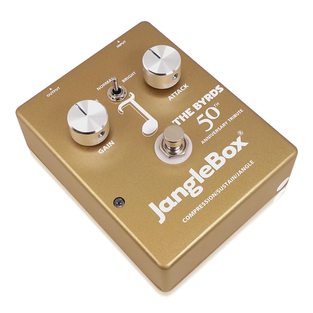 JangleBox ジャングルボックス Byrds 50th LE Compressor コンプレッサー ギターエフェクター 斜めアングル画像