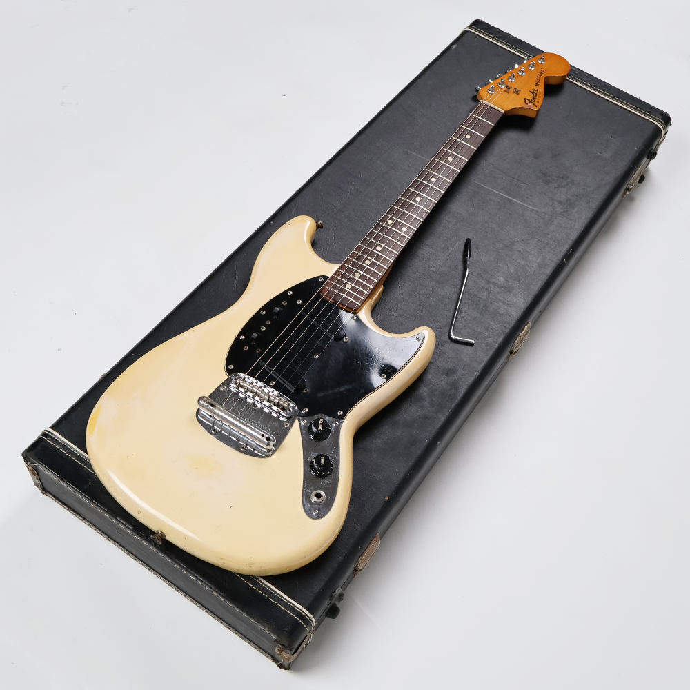 【中古】 エレキギター Fender USA Mustang WH 1977年製 フェンダー ムスタング