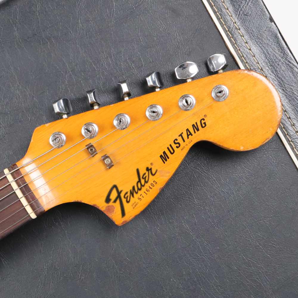 【中古】 エレキギター Fender USA Mustang WH 1977年製 フェンダー ムスタング ヘッド画像