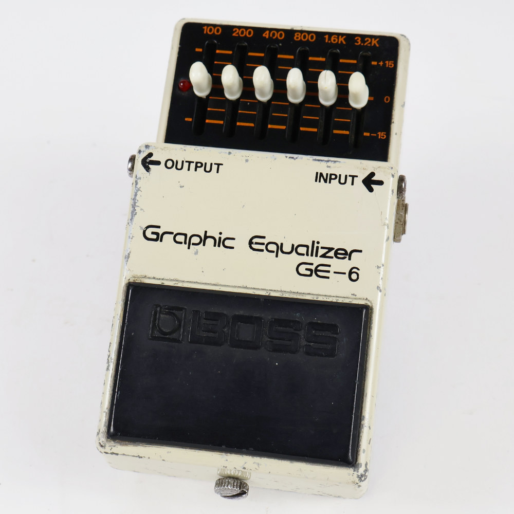 【中古】イコライザー エフェクター BOSS GE-6 Graphic Equalizer 1978年製 Made in Japan Silver Screw 銀ネジ ギターエフェクター