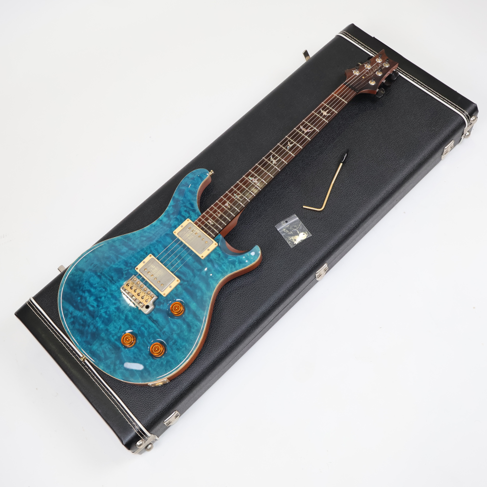 【中古】 エレキギター PRS Custom 22 Trem Blue Matteo Brazilian Limited Edition 10Top Quilt 2003年製 白濁あり Paul Reed Smith BZF ハカランダ指板 ポールリードスミス