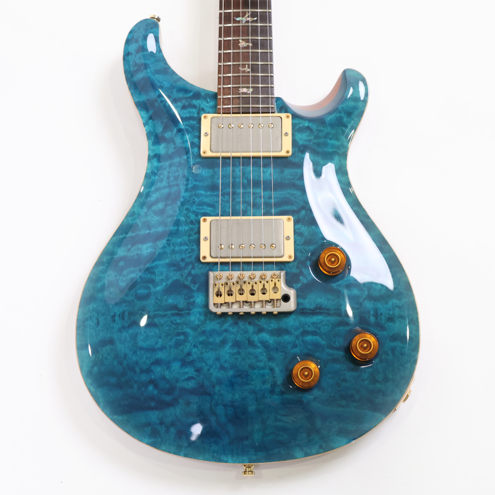 【中古】 エレキギター PRS Custom 22 Trem Blue Matteo Brazilian Limited Edition 10Top Quilt 2003年製 白濁あり Paul Reed Smith BZF ハカランダ指板 ポールリードスミス 詳細画像