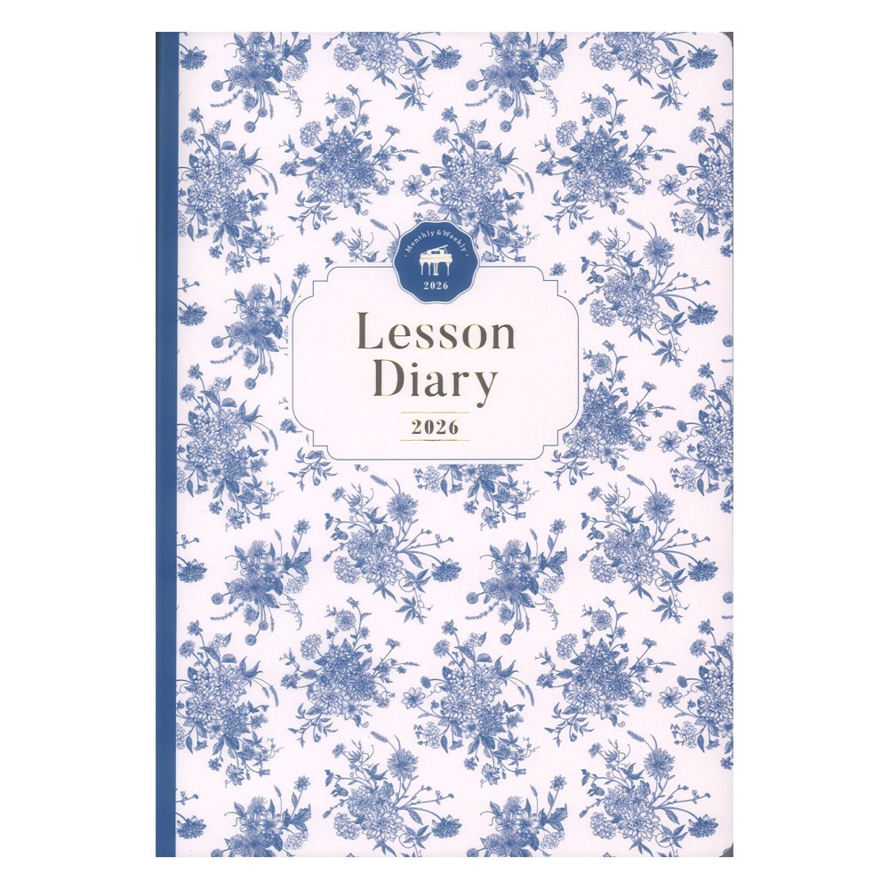 ピアノ指導者お役立ち レッスン手帳2026 マンスリー＆ウィークリー ヤマハミュージックメディア