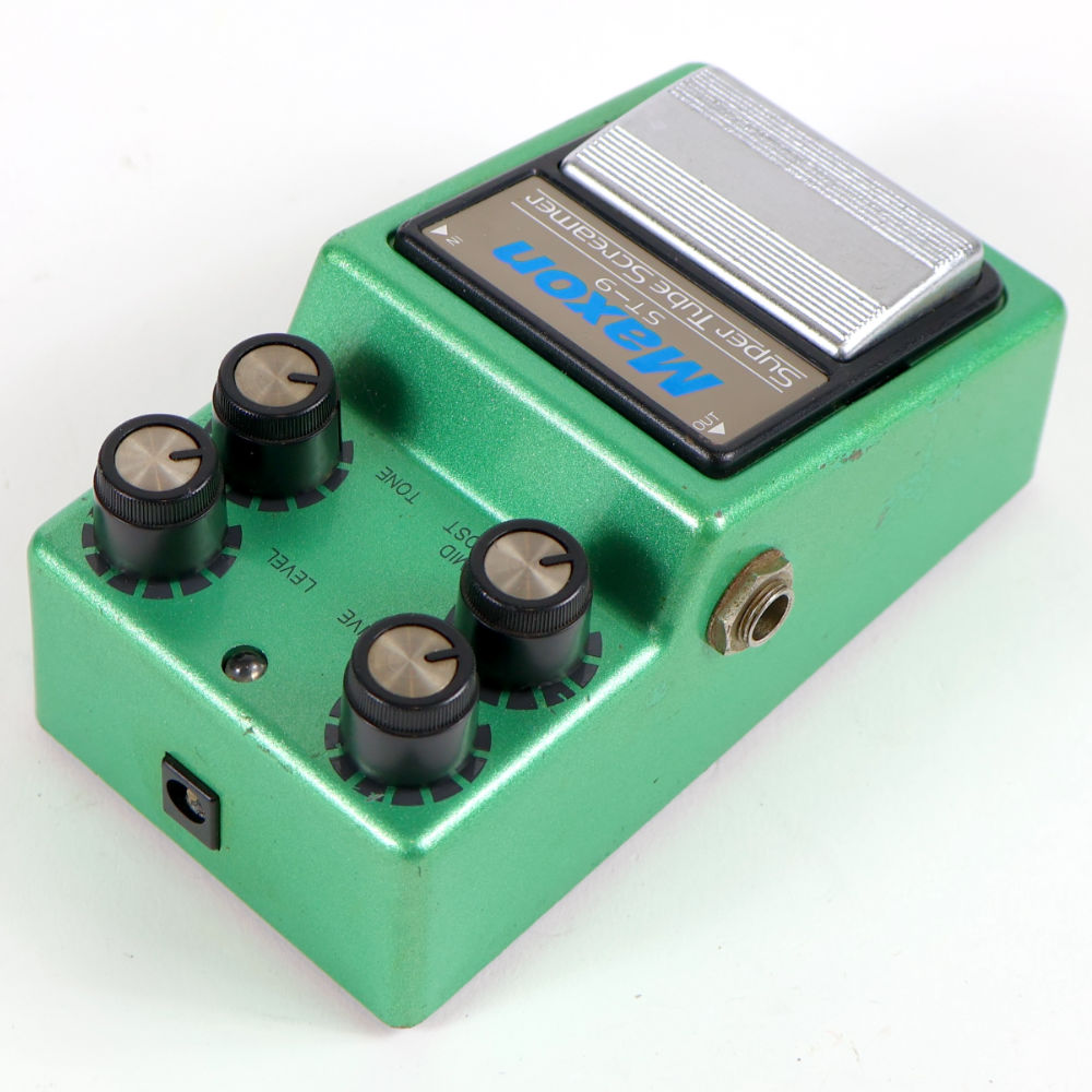 【中古】MAXON マクソン ST-9 Super Tube Screamer オーバードライブ ギターエフェクター 左サイド