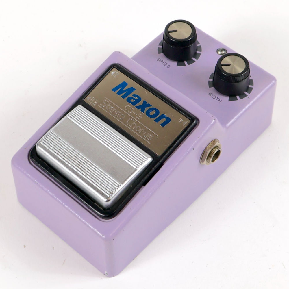 【中古】コーラス エフェクター MAXON マクソン CS-9 Stereo Chorus ギターエフェクター 右サイド