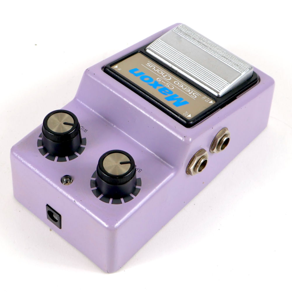 【中古】コーラス エフェクター MAXON マクソン CS-9 Stereo Chorus ギターエフェクター 左サイド