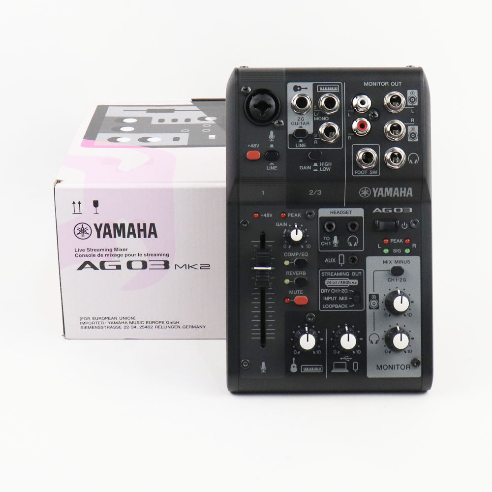 【中古】 ミキサー ヤマハ YAMAHA AG03 mk2 ライブストリーミングミキサー
