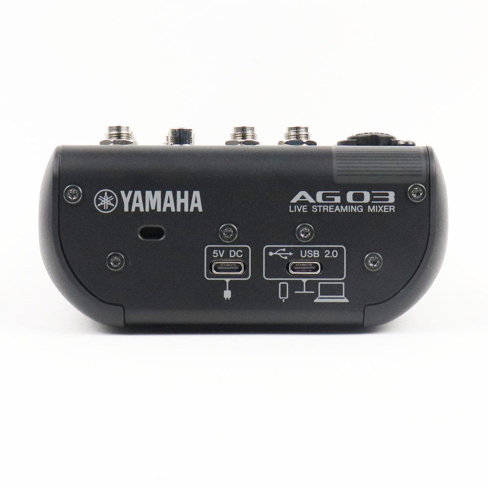 【中古】 ミキサー ヤマハ YAMAHA AG03 mk2 ライブストリーミングミキサー 側面