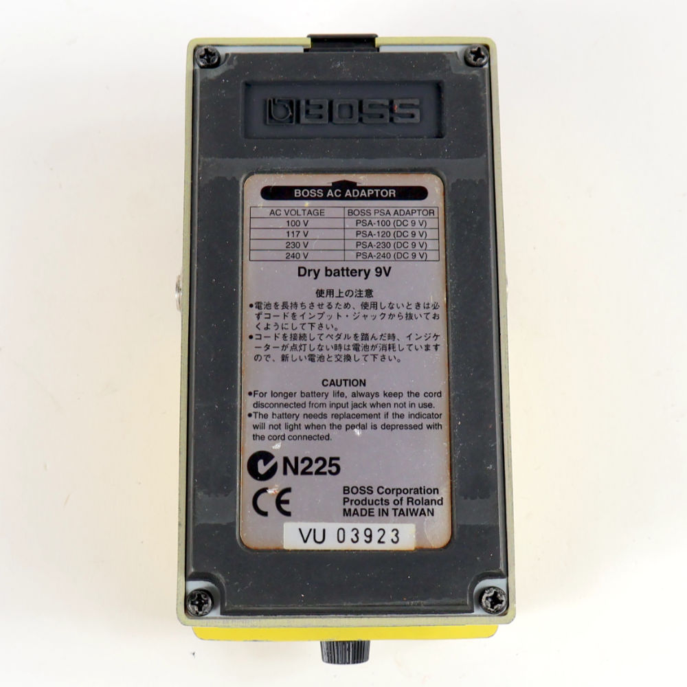 【中古】 Keeley BOSS SD-1 5Star Ge Mod ギターエフェクター オーバードライブ 裏面