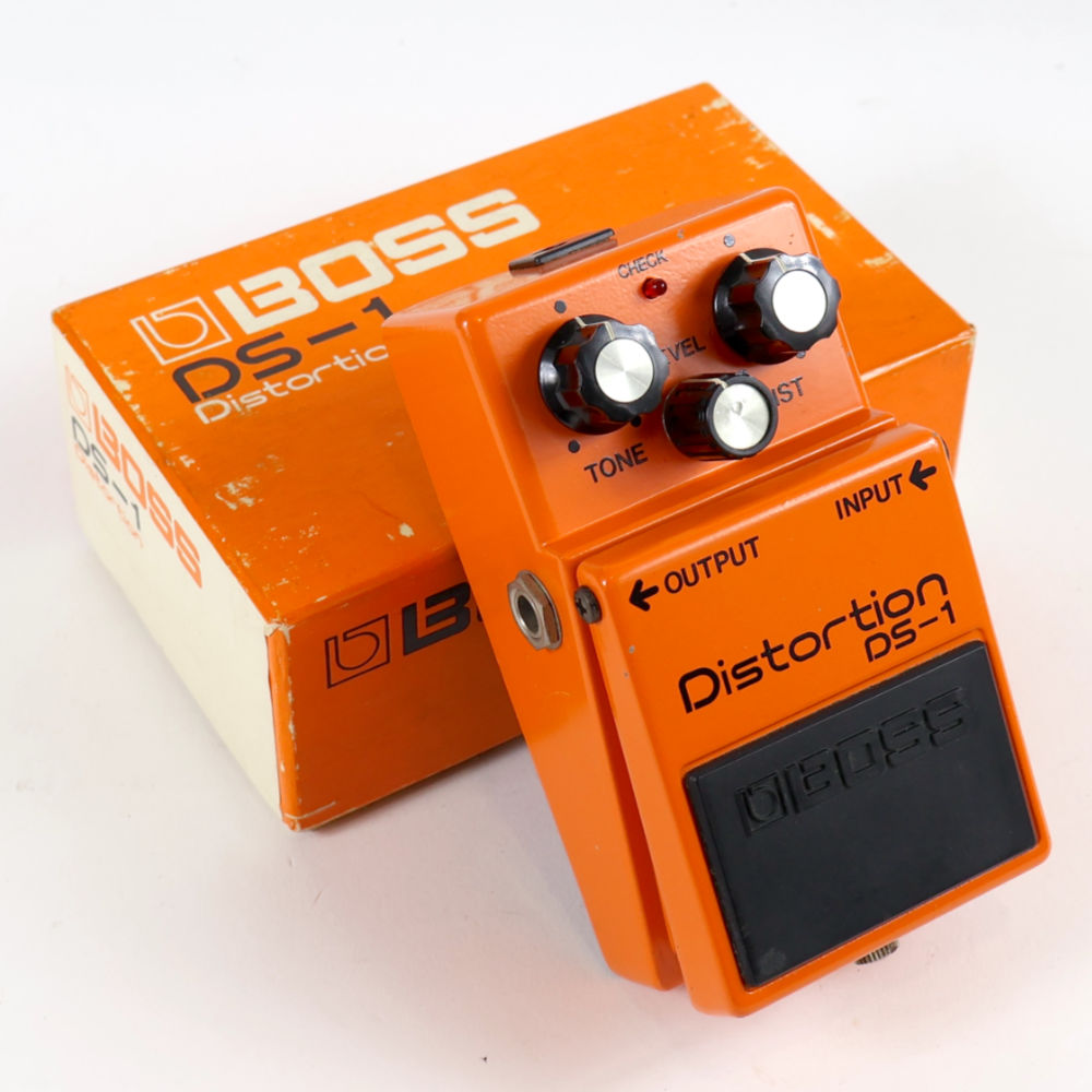 【中古】 ディストーション エフェクター BOSS DS-1 Distortion 1980年製 Made in Japan Silver Screw 銀ネジ ギターエフェクター