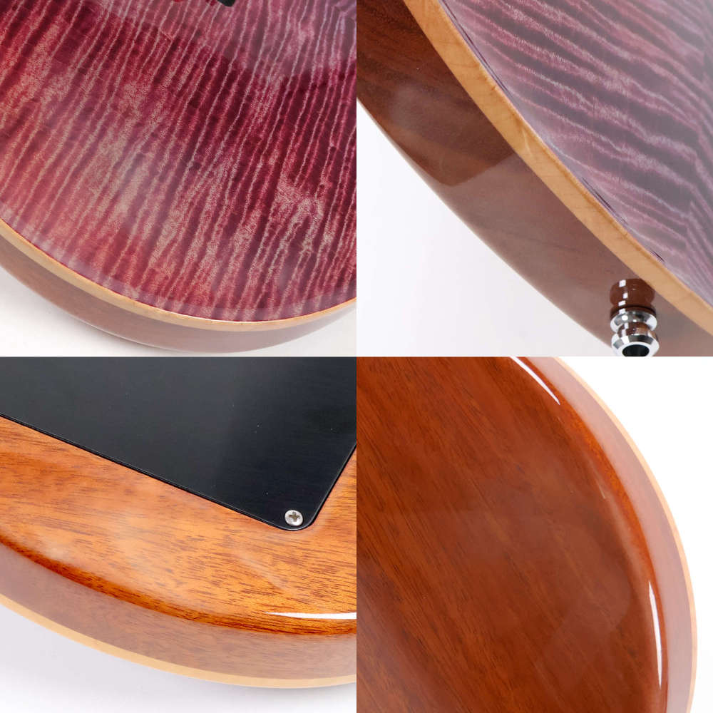 【中古】 エレキギター PRS Custom 24 Floyd Rose 10Top Violet Flame Maple Neck 2014年製 Paul Reed Smith カスタム24 フロイドローズ メイプルネック ポールリードスミス 白濁