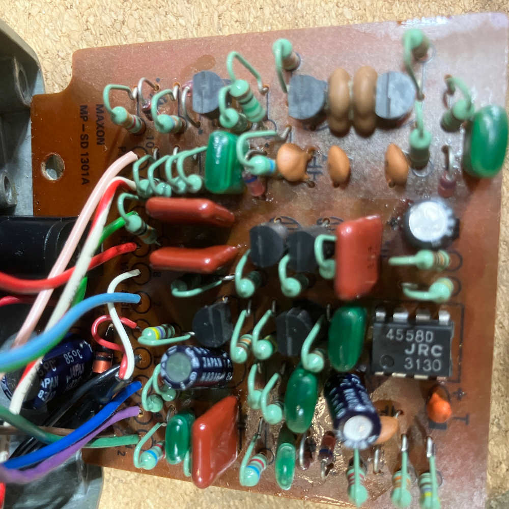 【中古】 MAXON マクソン SD-9 Sonic Distortion White Label ディストーション ギターエフェクター 基盤