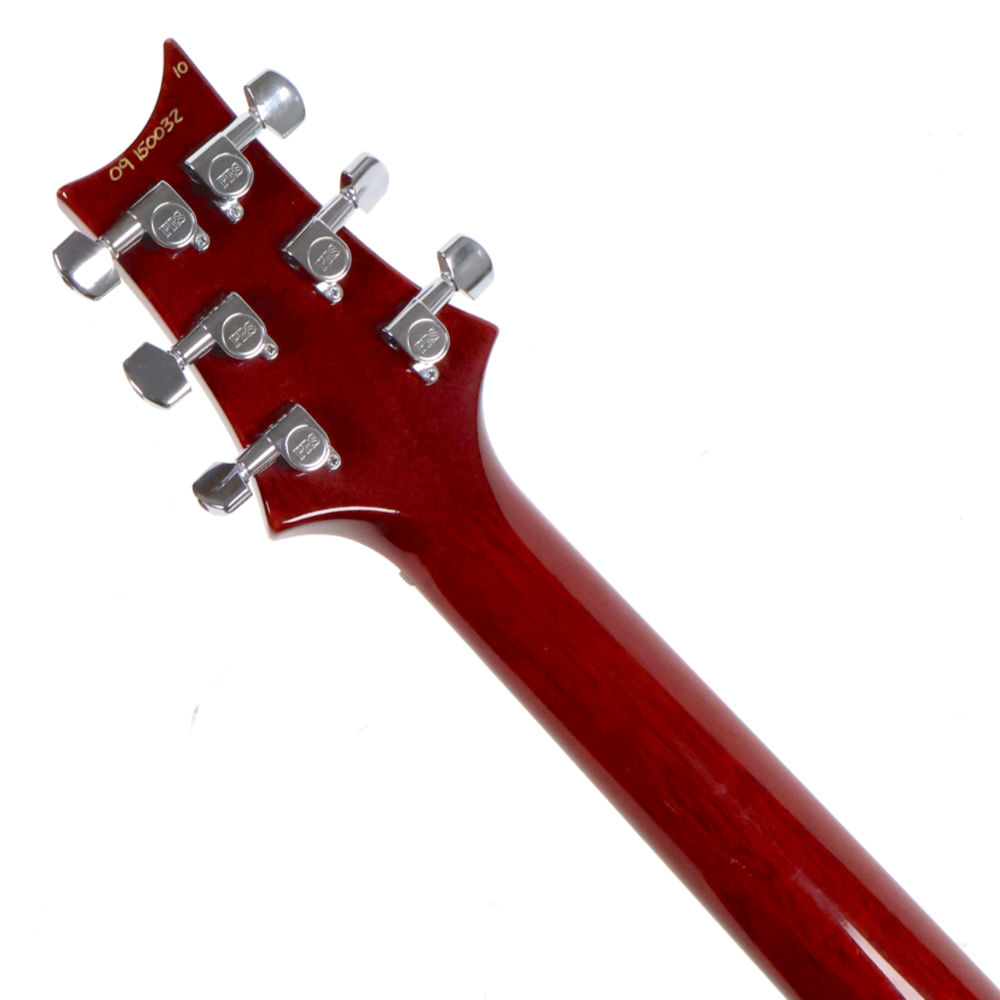 【中古】 エレキギター PRS Custom 24 10Top Scarlet Red 2009年製 3.20kg Paul Reed Smith ポールリードスミス カスタム24 スカーレットレッド ネック裏