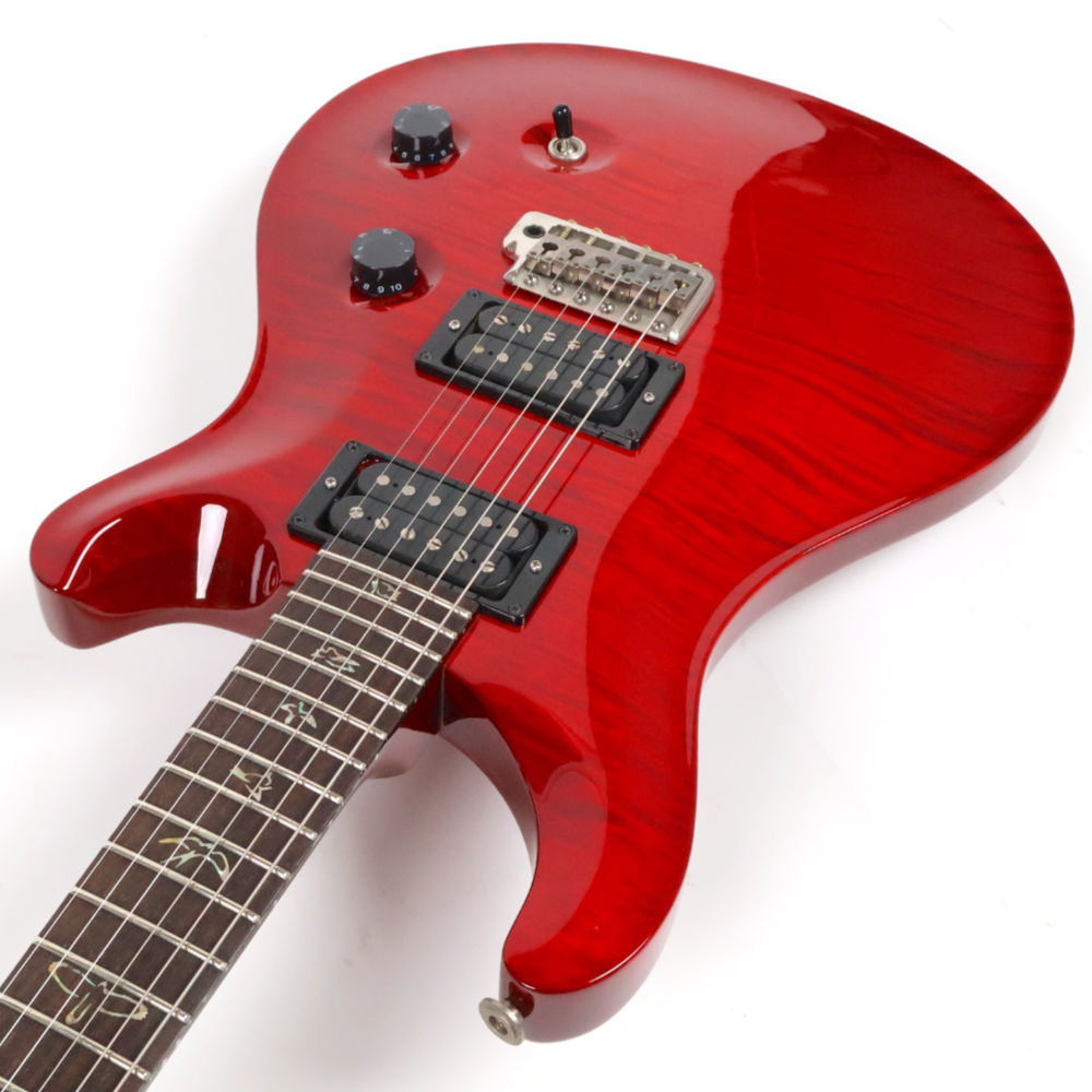 【中古】 エレキギター PRS Custom 24 10Top Scarlet Red 2009年製 3.20kg Paul Reed Smith ポールリードスミス カスタム24 スカーレットレッド ネックジョイント側