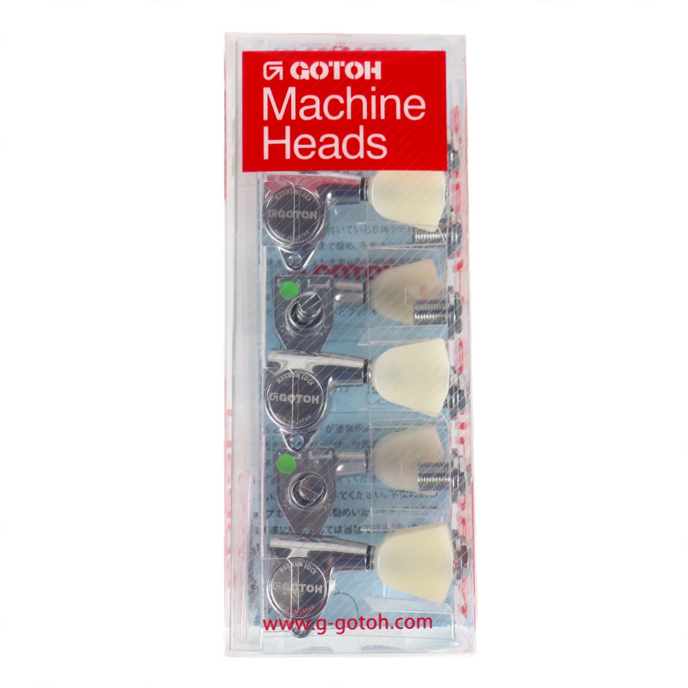 ゴトー GOTOH SG301-MG-P4N-L3R3-Chrome ギター用ペグ クローム