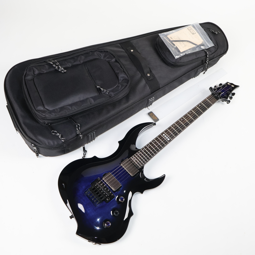 【中古】 エレキギター ESP E-II FRX FM Reindeer Blue フレイムメイプルトップ FOREST フォレスト