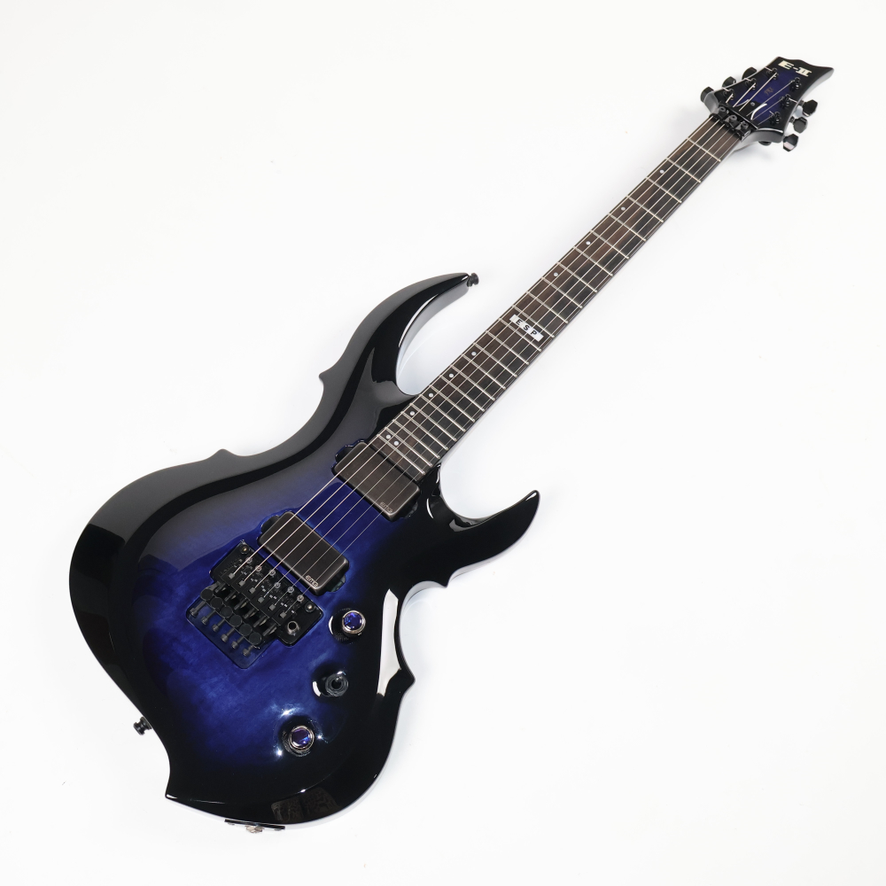 【中古】 エレキギター ESP E-II FRX FM Reindeer Blue フレイムメイプルトップ FOREST フォレスト 詳細画像