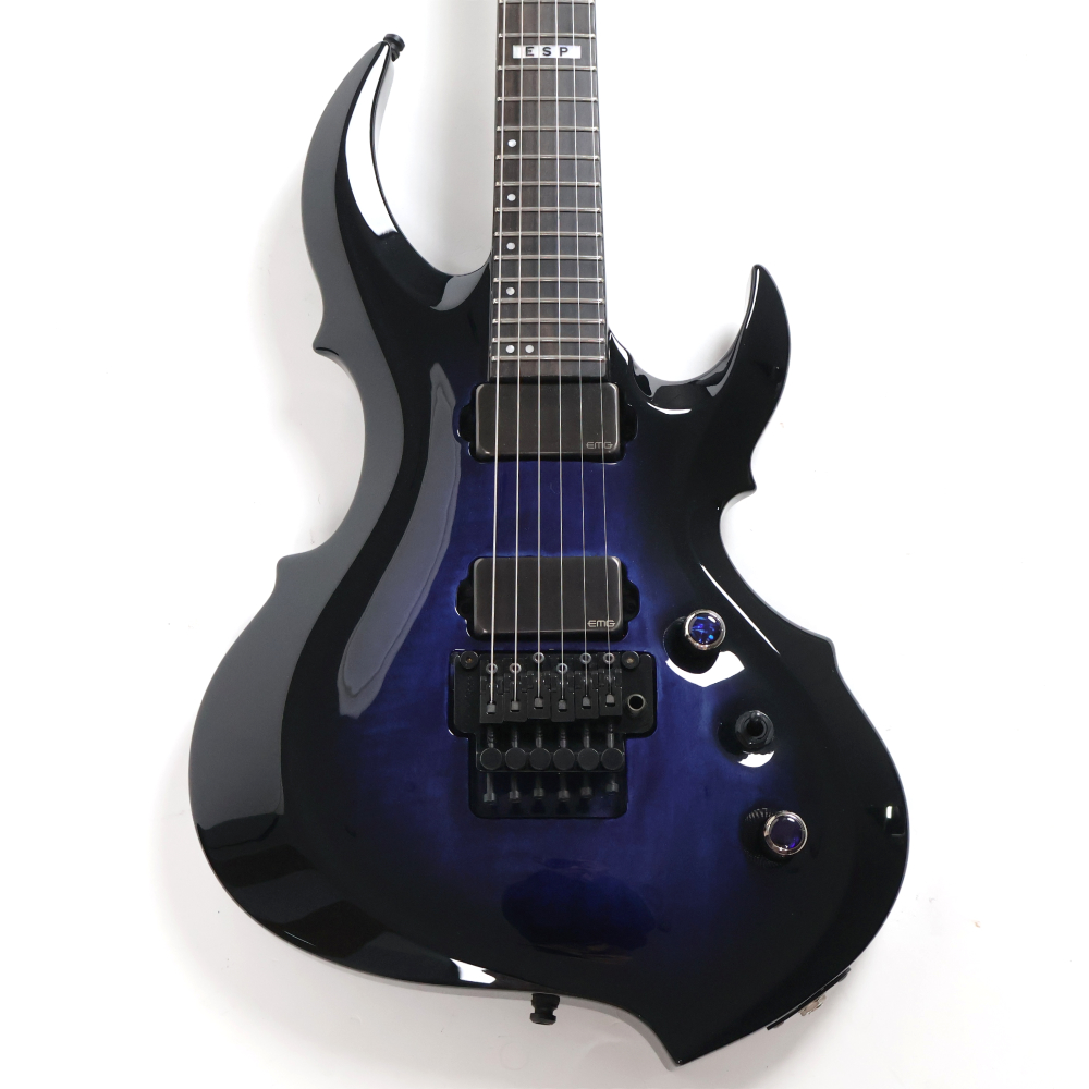 【中古】 エレキギター ESP E-II FRX FM Reindeer Blue フレイムメイプルトップ FOREST フォレスト 詳細画像