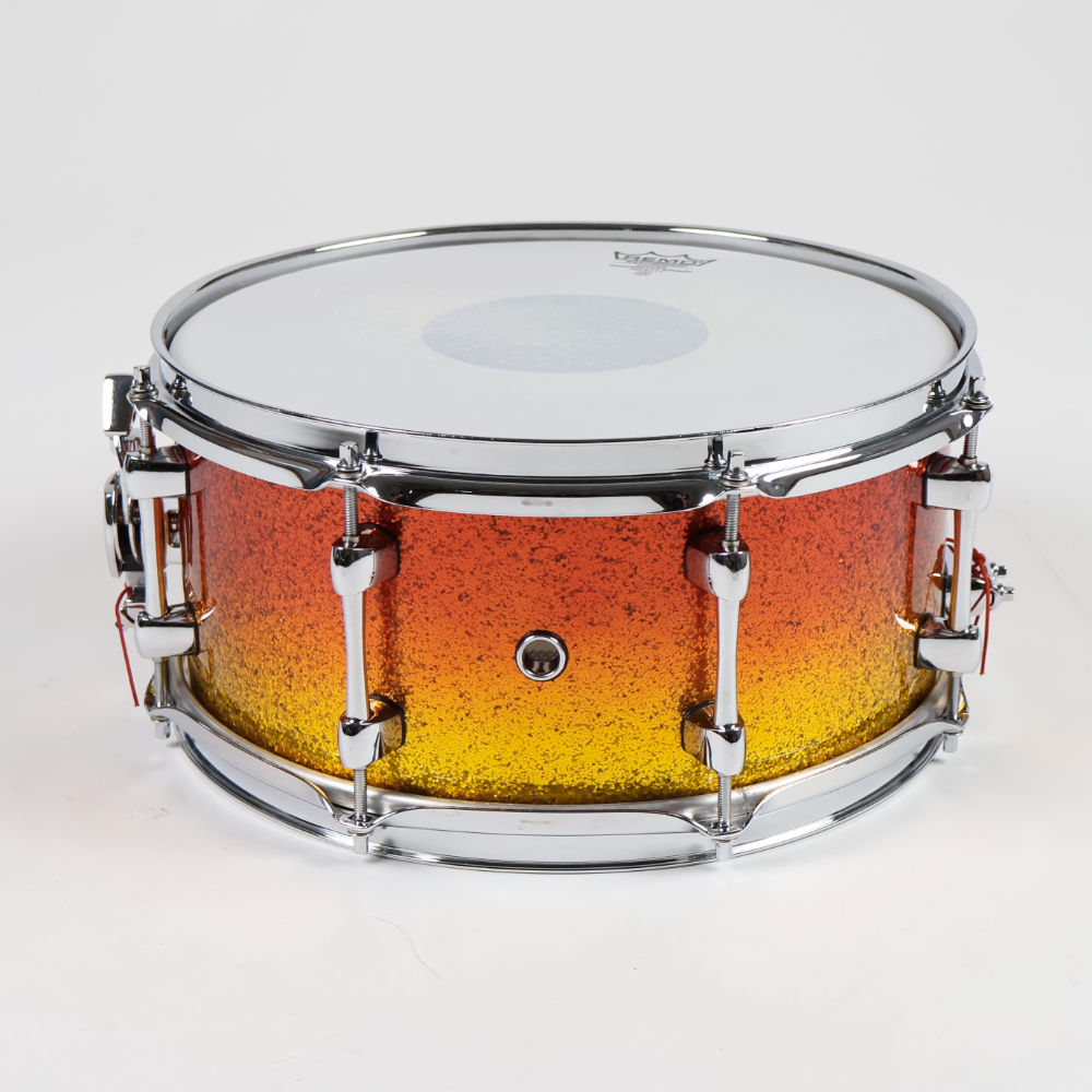 【中古】 スネアドラム サカエドラム SAKAE SD1360BV 13x6 Tequila サイド