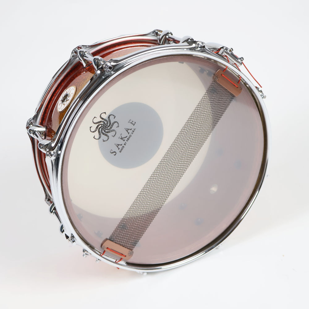 【中古】 スネアドラム サカエドラム SAKAE SD1360BV 13x6 Tequila スネアサイド