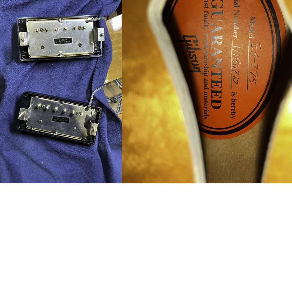 【中古】Gibson Memphis ギブソン メンフィス ES-275 Figured Maple NAT 2016年製 フルアコ エレキギター キャビティー