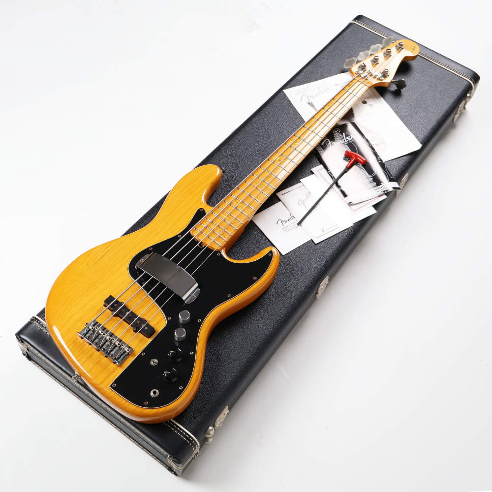 【中古】 5弦エレキベース フェンダー FENDER USA MARCUS MILLER JAZZ BASS V Aged Natural マーカスミラーモデル