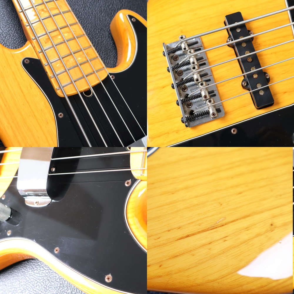 【中古】 5弦エレキベース フェンダー FENDER USA MARCUS MILLER JAZZ BASS V Aged Natural マーカスミラーモデル 傷