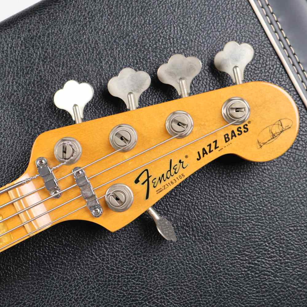 【中古】 5弦エレキベース フェンダー FENDER USA MARCUS MILLER JAZZ BASS V Aged Natural マーカスミラーモデル ヘッド画像