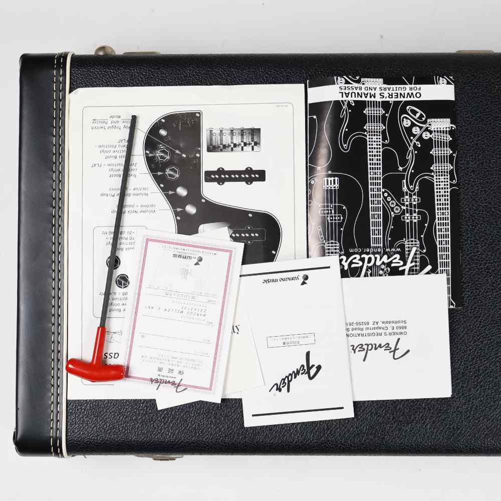 【中古】 5弦エレキベース フェンダー FENDER USA MARCUS MILLER JAZZ BASS V Aged Natural マーカスミラーモデル 付属品画像