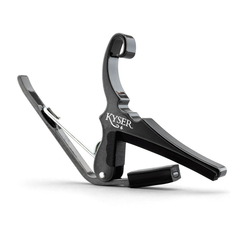 Kyser カイザー KG6BCA Black Chrome Quick-Change Acoustic Guitar Capo カポタスト アコギ用