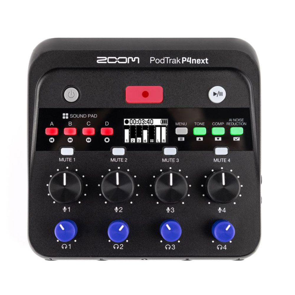 ZOOM ズーム PodTrak P4next ポッドキャストレコーダー