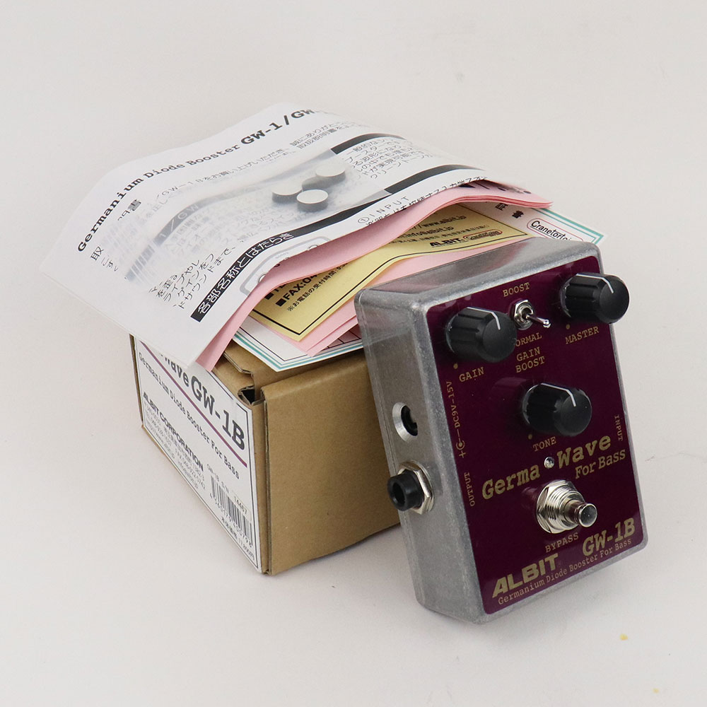 中古】 ベース用ブースター ALBIT GW-1B GERMANIUM DIODE BOOSTER FOR