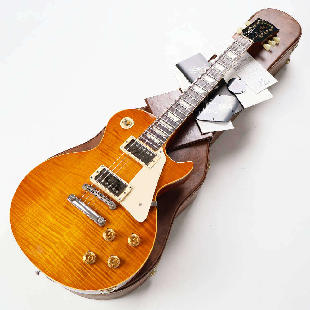 【中古】 Gibson ギブソン Custom Shop Historic collection R9 1959 Les Paul Standard Reissue Hand Selected Lemon Burst 2014年製 レスポール エレキギター