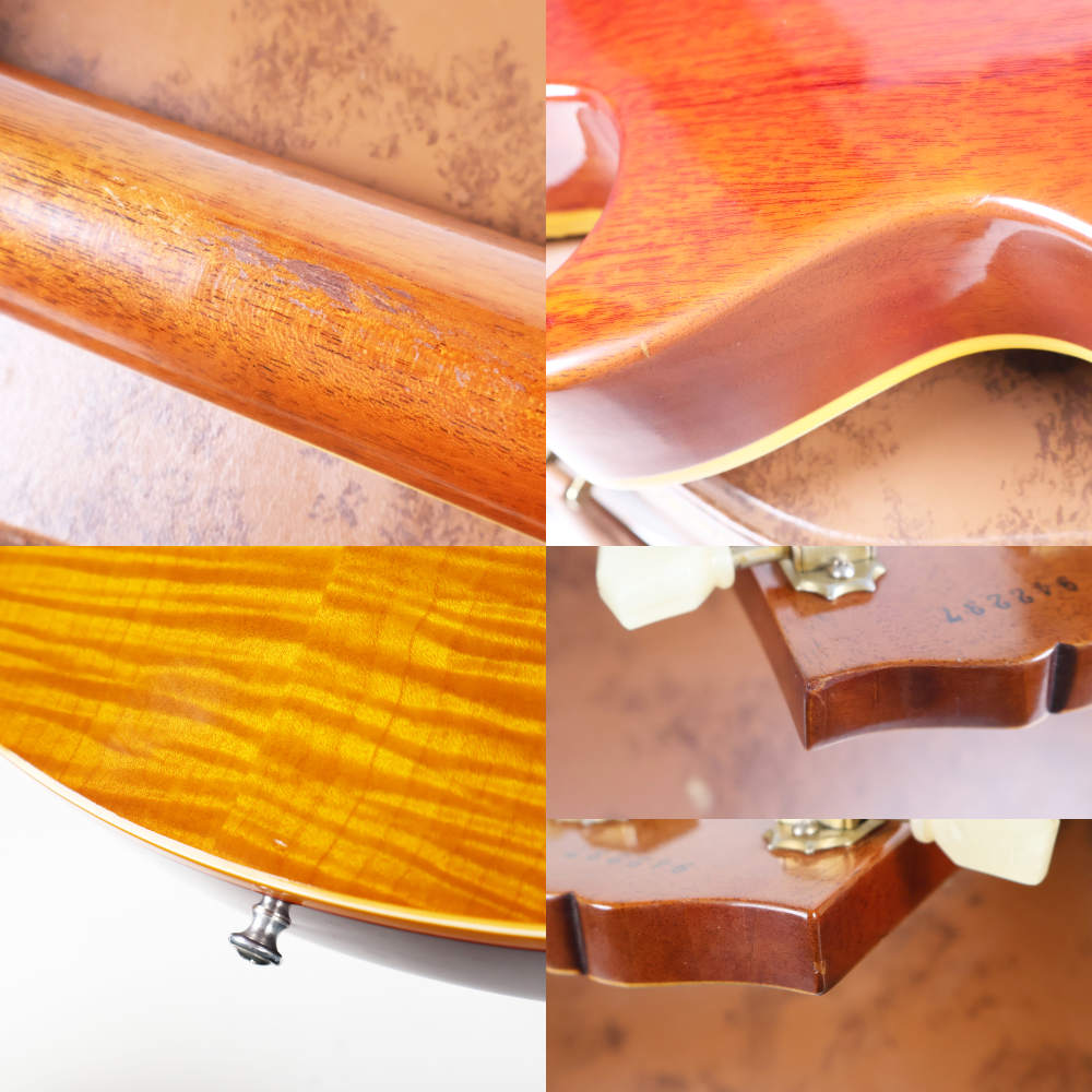 【中古】 Gibson ギブソン Custom Shop Historic collection R9 1959 Les Paul Standard Reissue Hand Selected Lemon Burst 2014年製 レスポール エレキギター 傷 