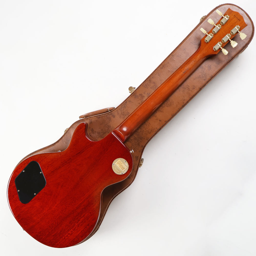 【中古】 Gibson ギブソン Custom Shop Historic collection R9 1959 Les Paul Standard Reissue Hand Selected Lemon Burst 2014年製 レスポール エレキギター ボディバック画像 