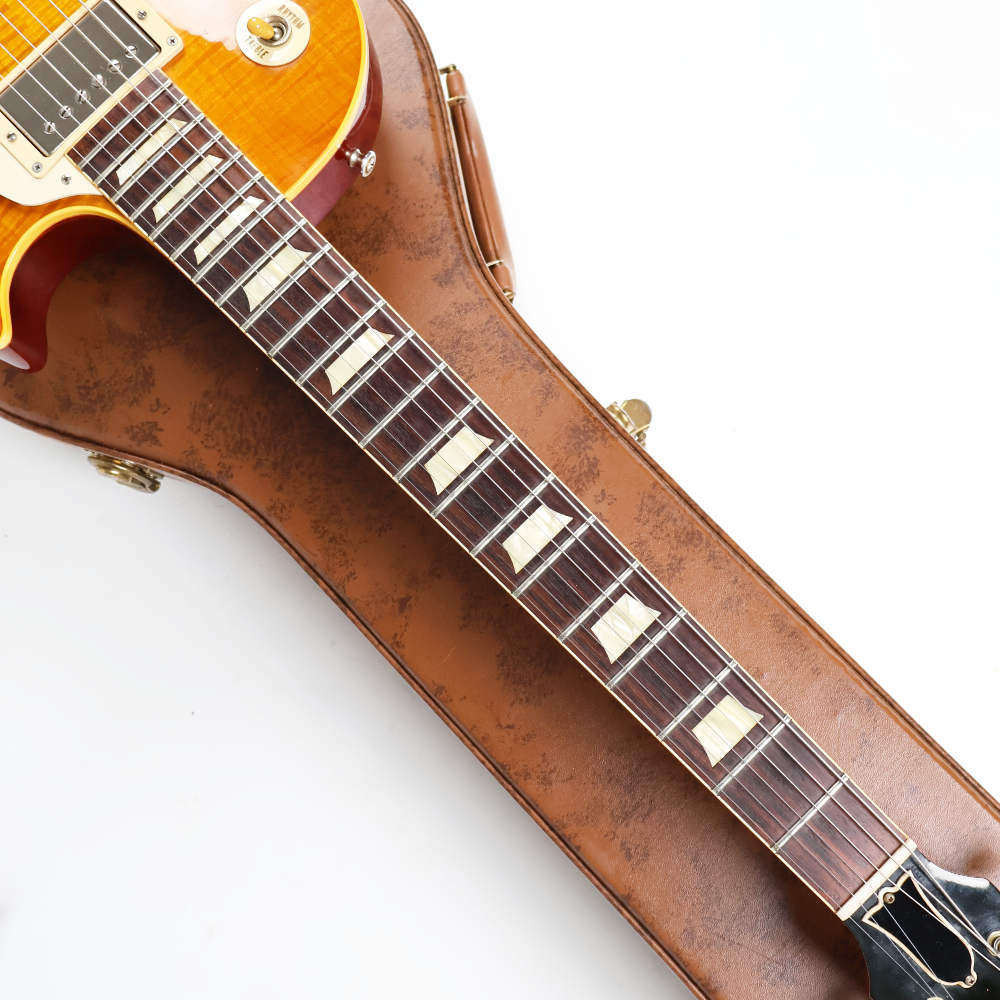 【中古】 Gibson ギブソン Custom Shop Historic collection R9 1959 Les Paul Standard Reissue Hand Selected Lemon Burst 2014年製 レスポール エレキギター ネック