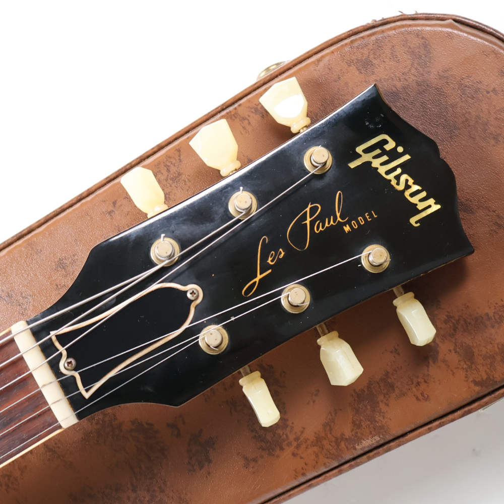 【中古】 Gibson ギブソン Custom Shop Historic collection R9 1959 Les Paul Standard Reissue Hand Selected Lemon Burst 2014年製 レスポール エレキギター ヘッド画像