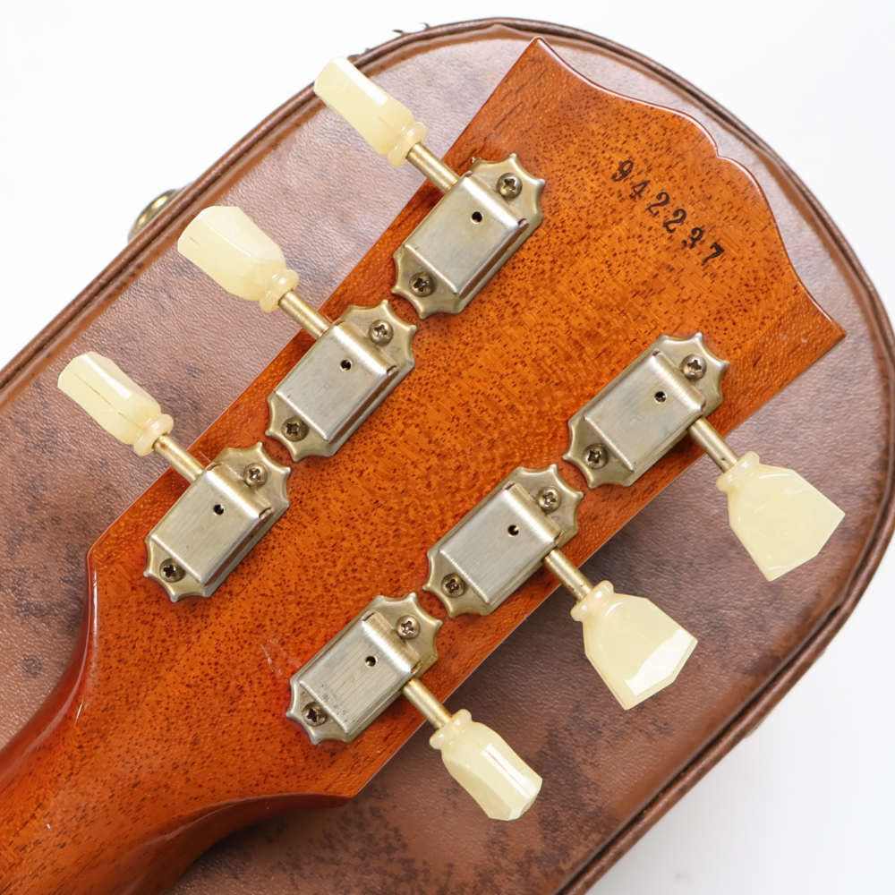 【中古】 Gibson ギブソン Custom Shop Historic collection R9 1959 Les Paul Standard Reissue Hand Selected Lemon Burst 2014年製 レスポール エレキギター ヘッド裏画像