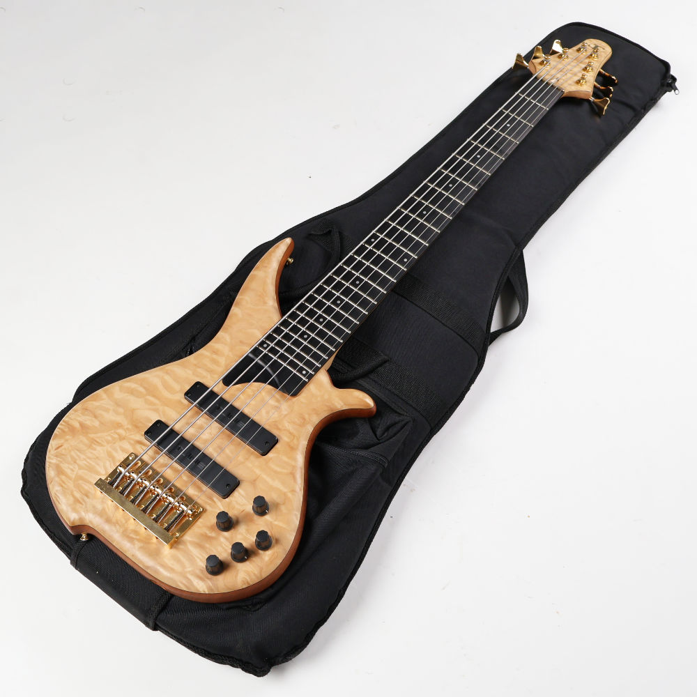 【中古】6弦エレキベース チューン TUNE TWB-6 EX Quilted Maple キルテッドメイプルトップ