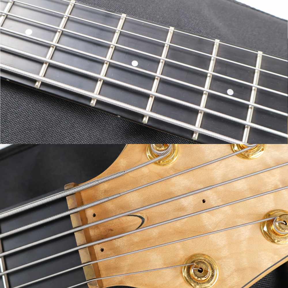 【中古】6弦エレキベース チューン TUNE TWB-6 EX Quilted Maple キルテッドメイプルトップ 傷