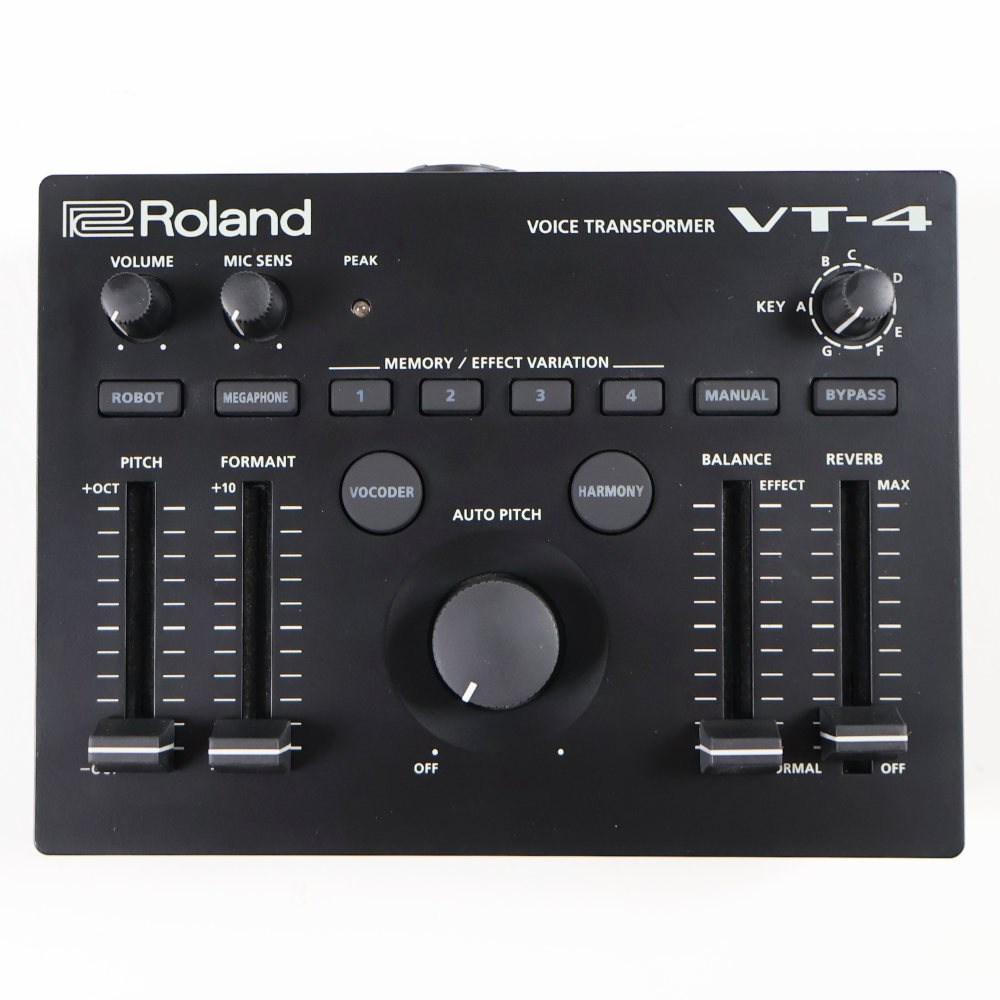 【中古】 ボイスエフェクト ボーカルエフェクター ROLAND VT-4 Voice Transformer ボイストランスフォーマー ローランド 本体画像 裏