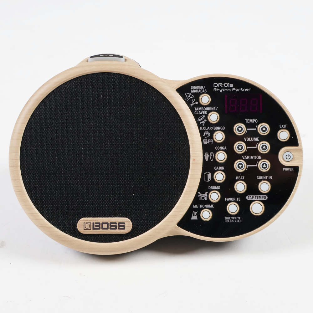 【中古】 BOSS DR-01S Rhythm Partner リズムパートナー スピーカー内臓リズムボックス 本体画像