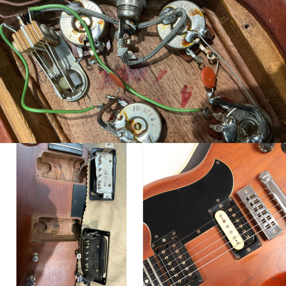 【中古】Gibson ギブソン The SG 1979年製 エレキギター 内部