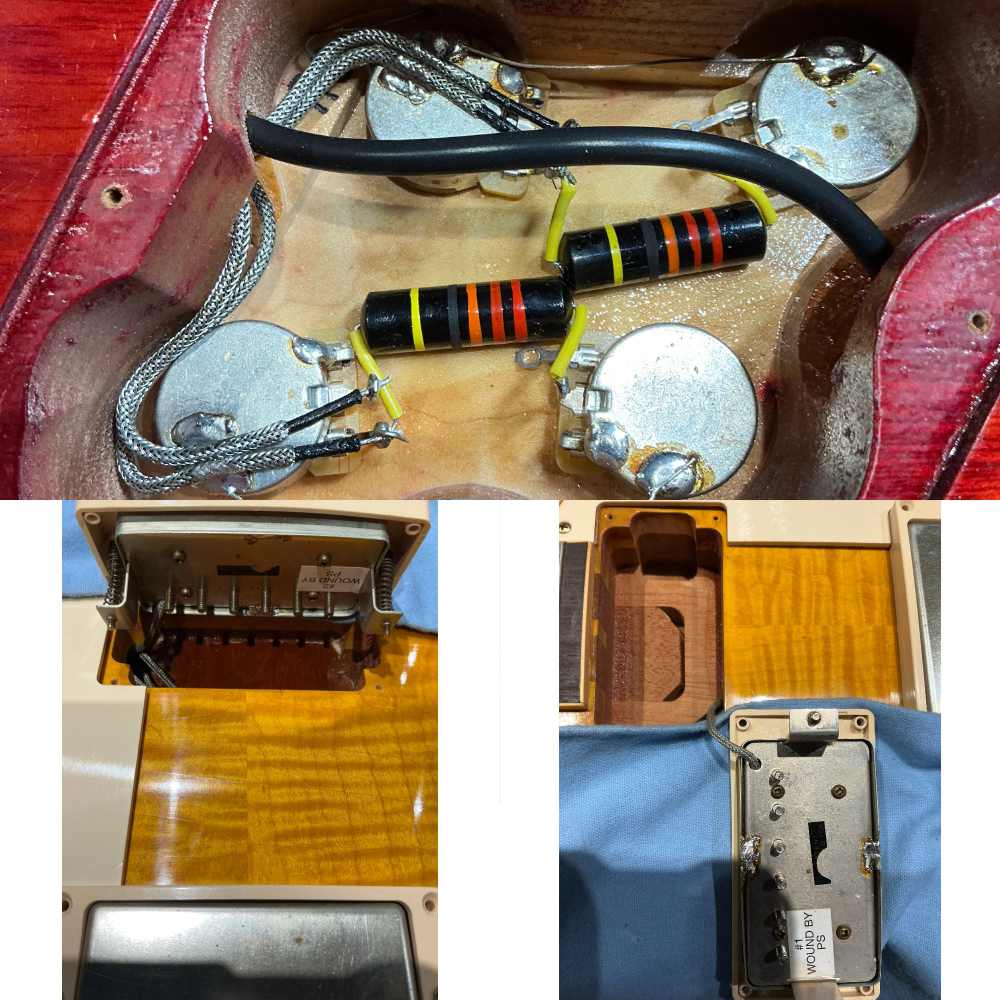 【中古】 Gibson ギブソン Custom Shop Historic Collection Les Paul Standard 1959 Reissue Hard Maple Aged Tom Murphy 2006年製 LPR-9 レスポール スタンダード エレキギター バックパネルサイン入り 内部 