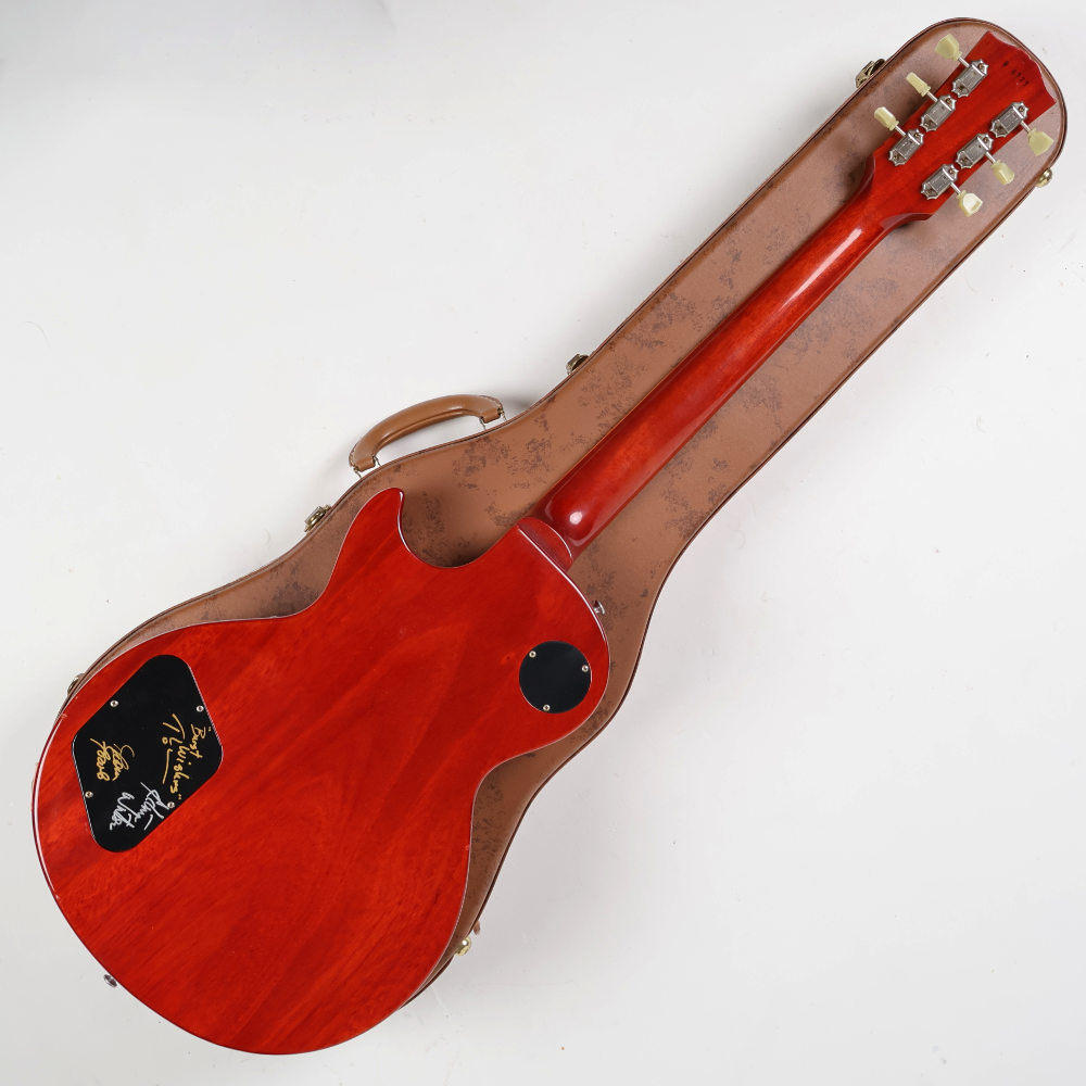 【中古】 Gibson ギブソン Custom Shop Historic Collection Les Paul Standard 1959 Reissue Hard Maple Aged Tom Murphy 2006年製 LPR-9 レスポール スタンダード エレキギター バックパネルサイン入り ボディバック画像